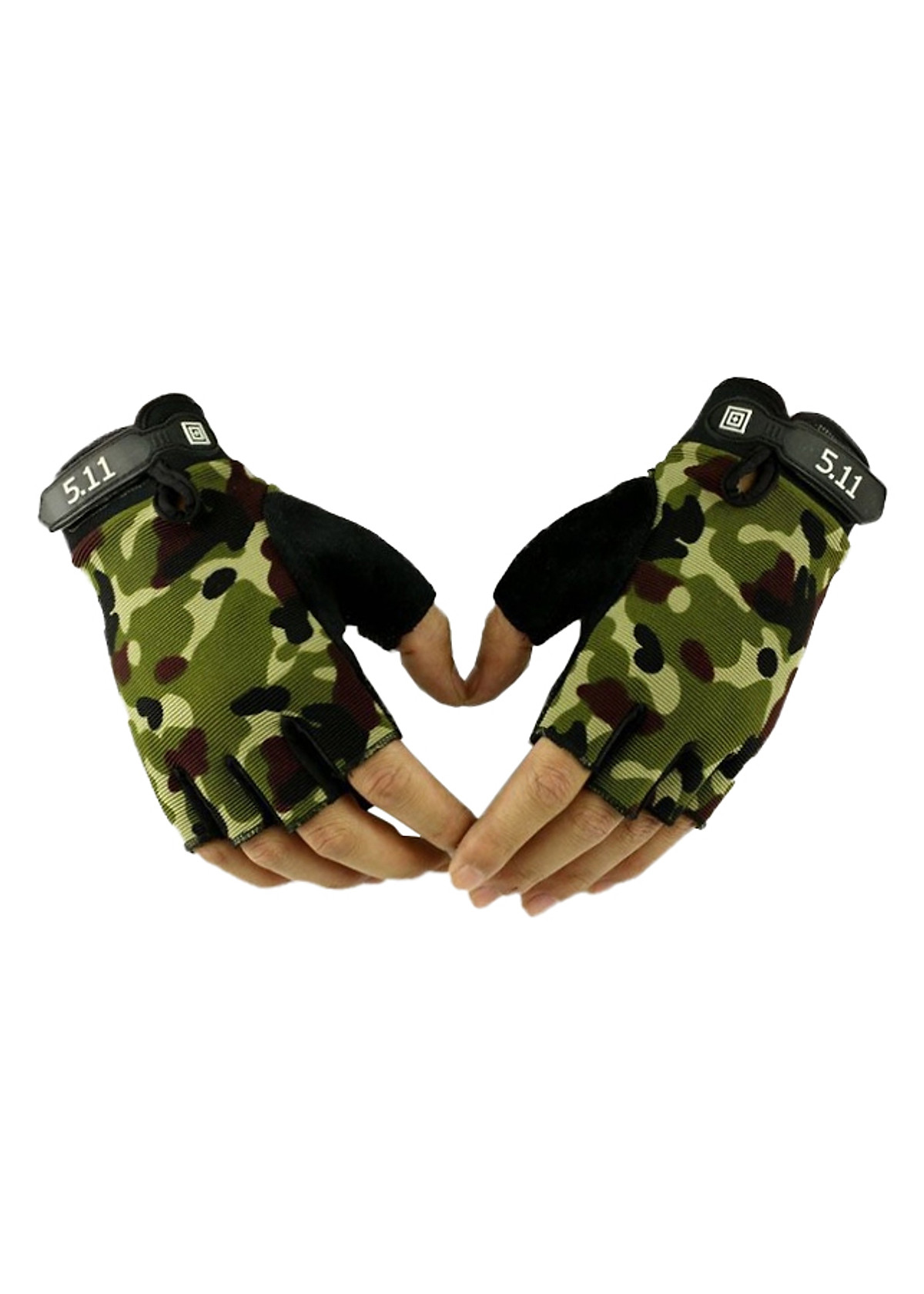 Găng Tay Nam Tập Gym Thể Thao Đa Năng GTN05 Rằn Ri