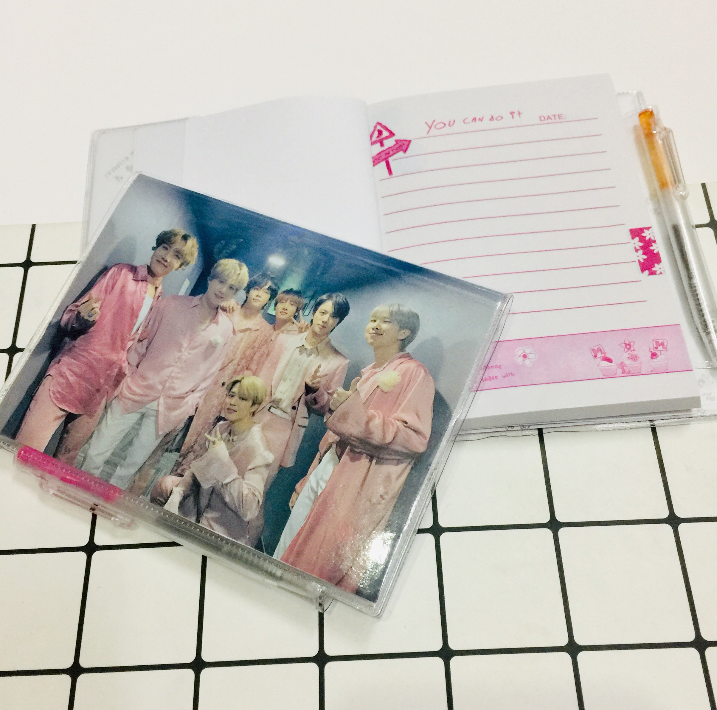 SỔ TAY NHỎ KÈM BÚT BTS