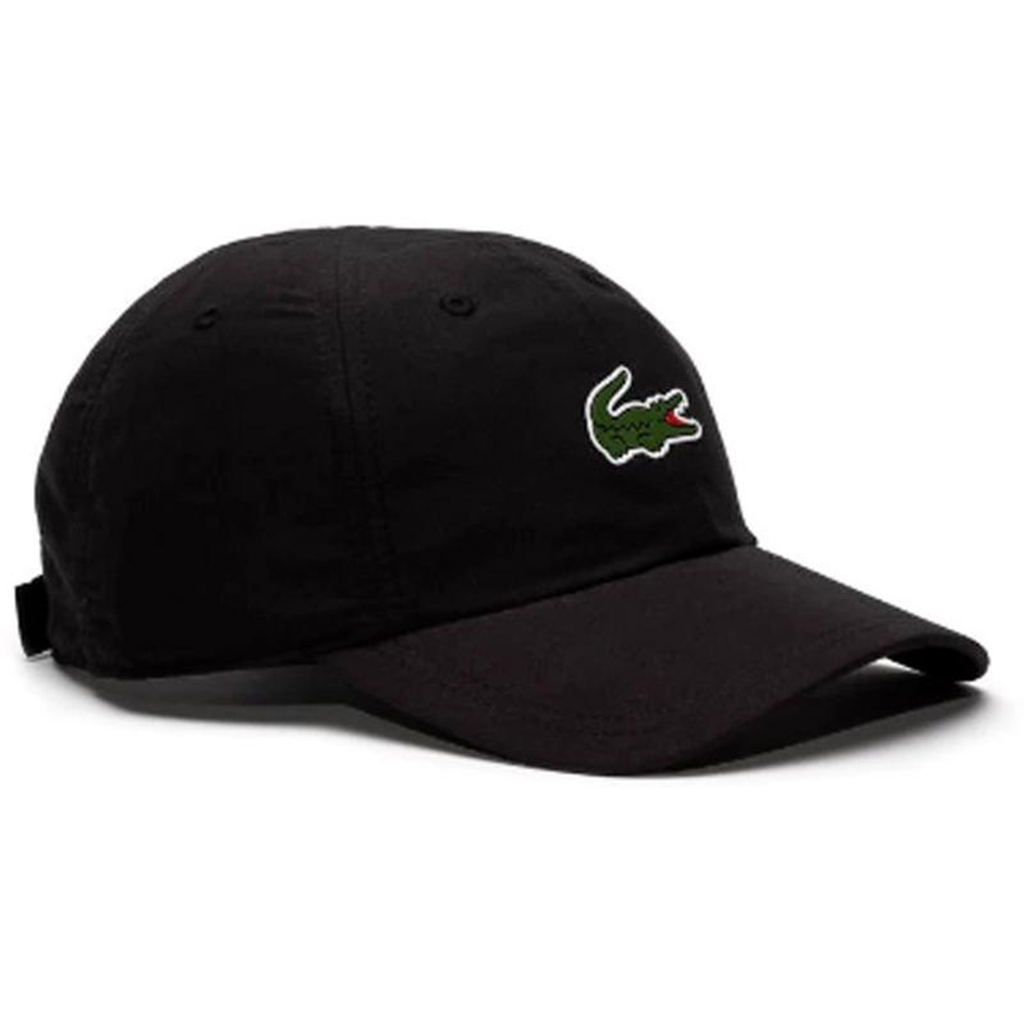 [FreeshipMAX] Mũ Lacoste SPORT Tennis Microfiber Crocodile – Đen