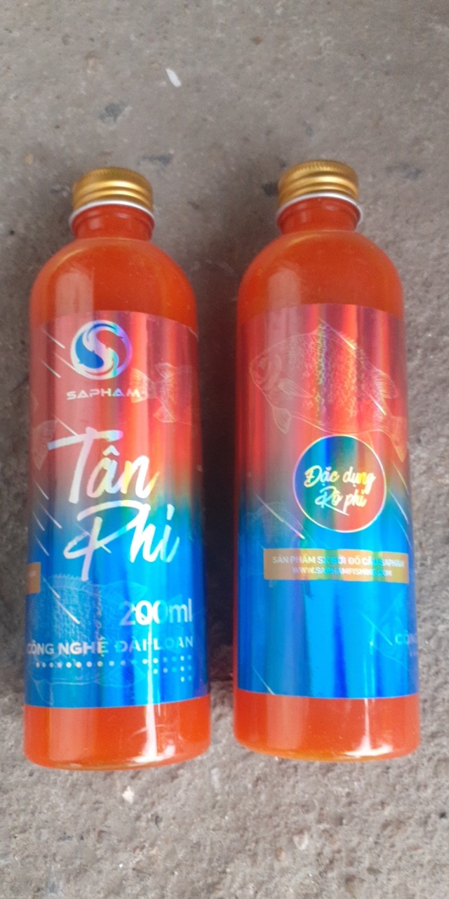 Mồi câu cá rô phi Tân Phi Sa Phạm - Hương liệu câu cá rô phi Tân Phi SaPham - Tinh mùi dụ cá