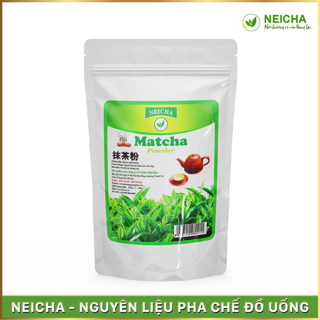 Bột Matcha Mũ Trắng Đài Loan Neicha (100g)