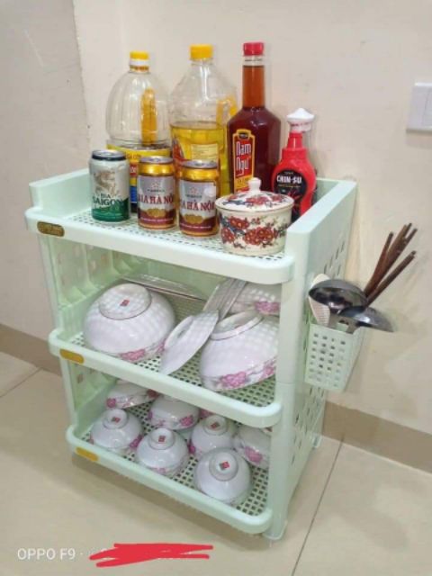 Kệ đựng bát 3 tầng Việt Nhật