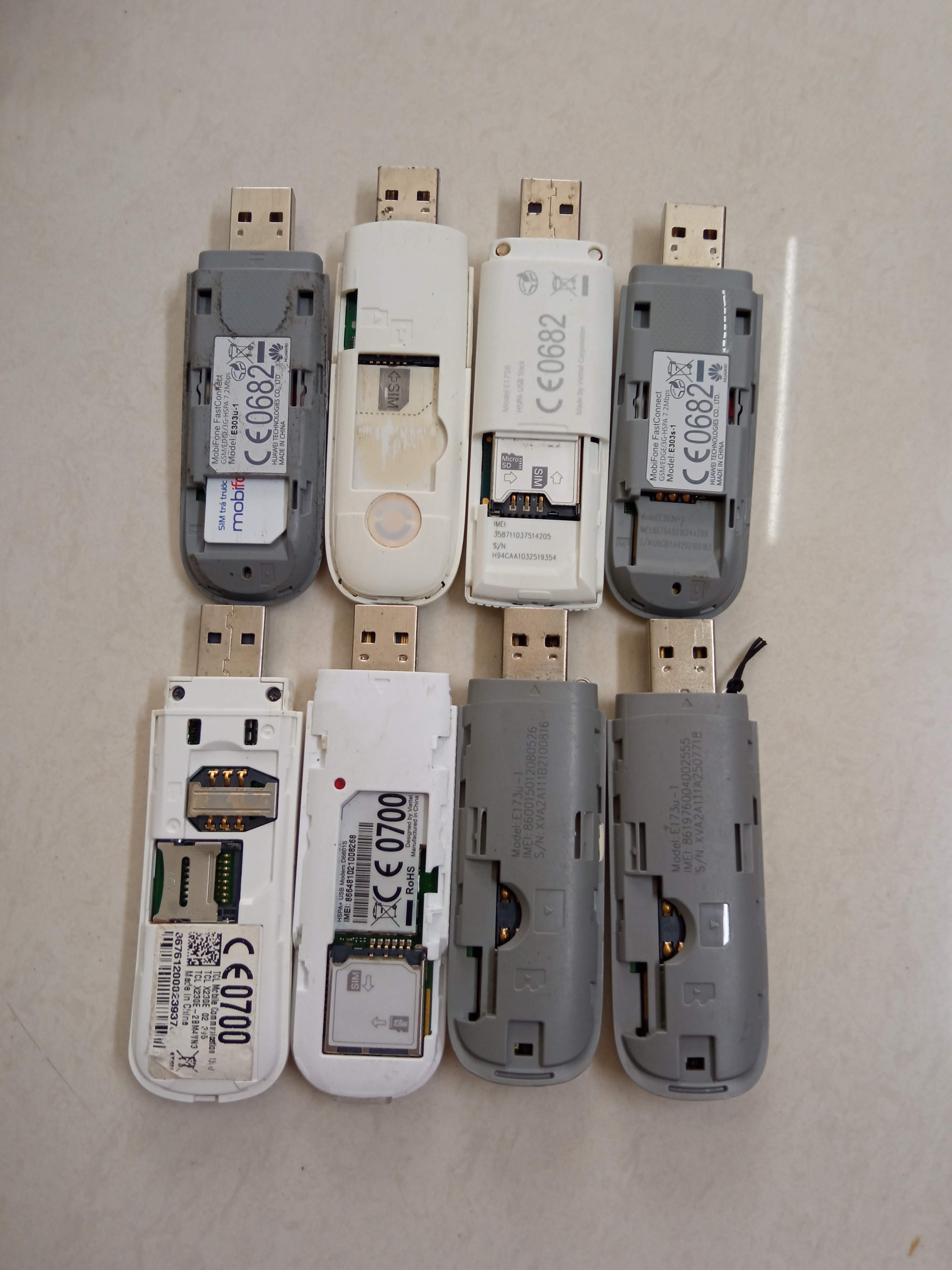 USB Dcom 3g (không có wifi) dùng chạy auto ip, spam sms ,quảng cáo, v.v.....