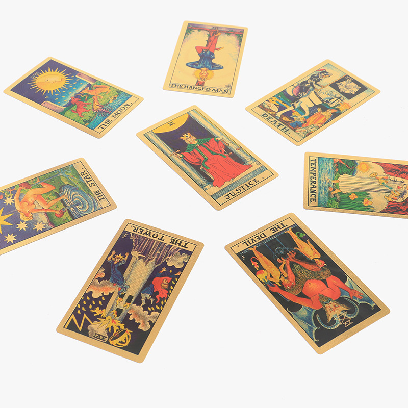 [Size Gốc] Bộ bài Gold foil Tarot phiên bản Cao Cấp