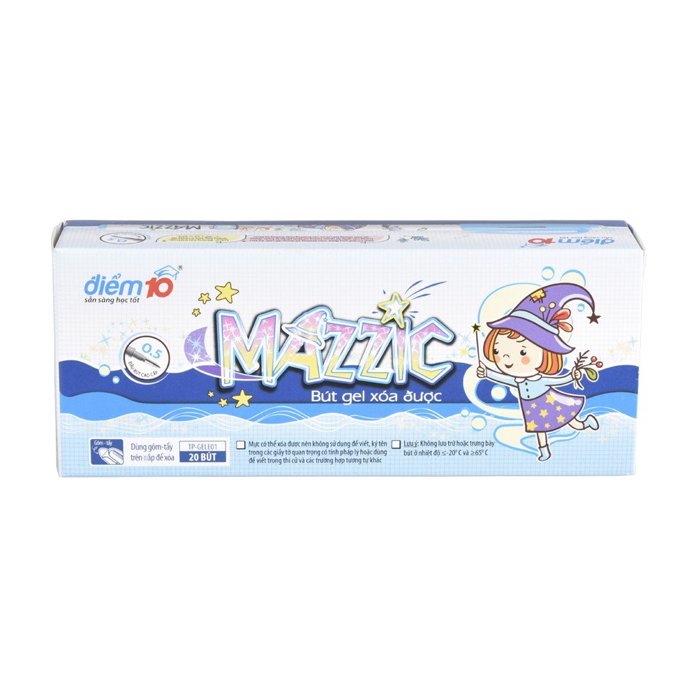 Bút Gel Điểm 10 xóa được TP-GELE01 (20 cây/hộp)