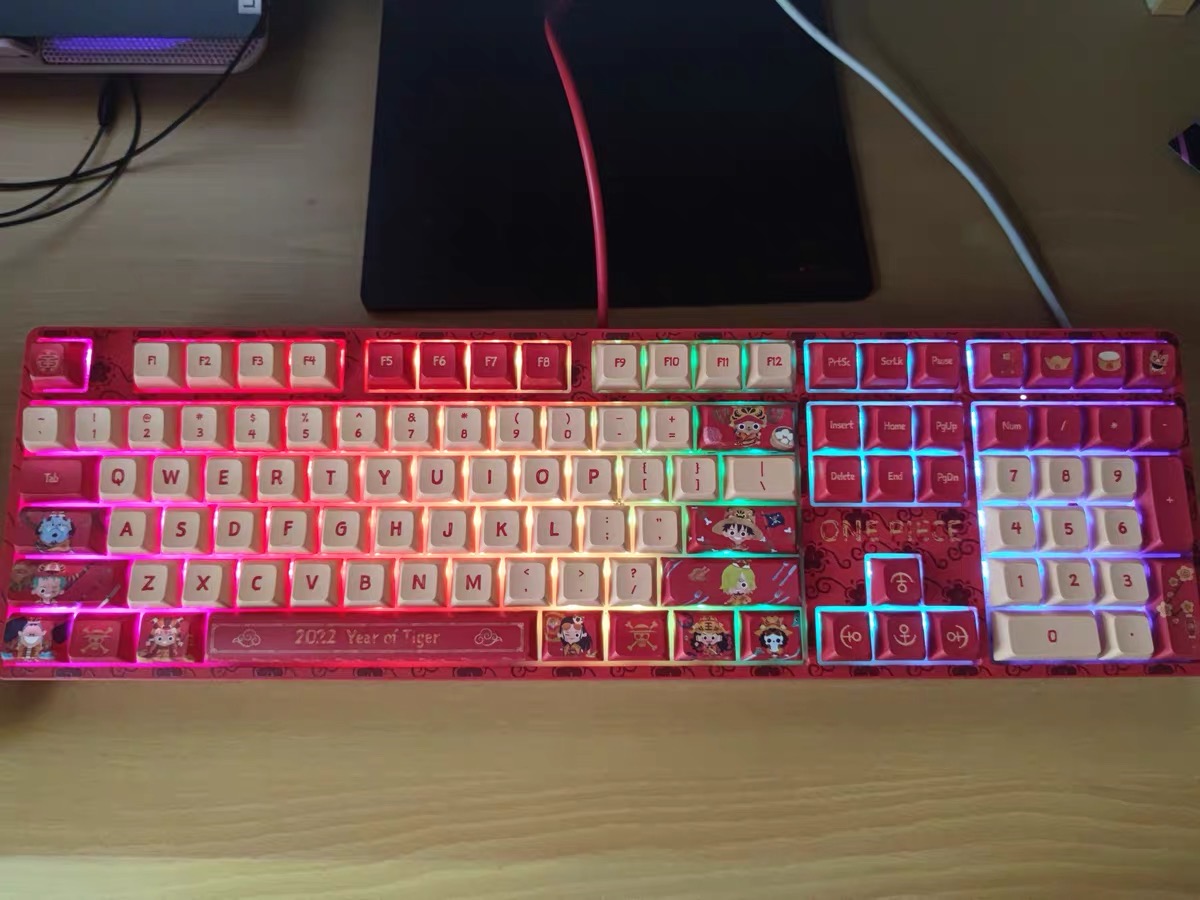 Bàn phím cơ AKKO 5108S phiên bản giới hạn Onepiece có LED RGB hotswap keycap JDA