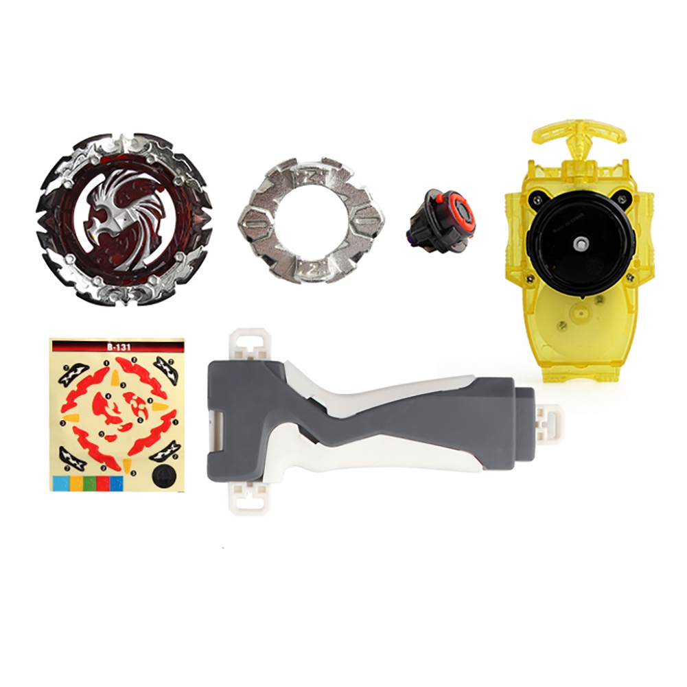ASTELLA Metal B-131 Dead Phoenix Beyblade Burst Blast Gyroscope with Handle Launcher