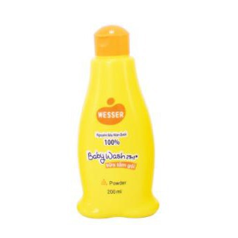 Sữa tắm gội Wesser 2in1- Powder (cam)