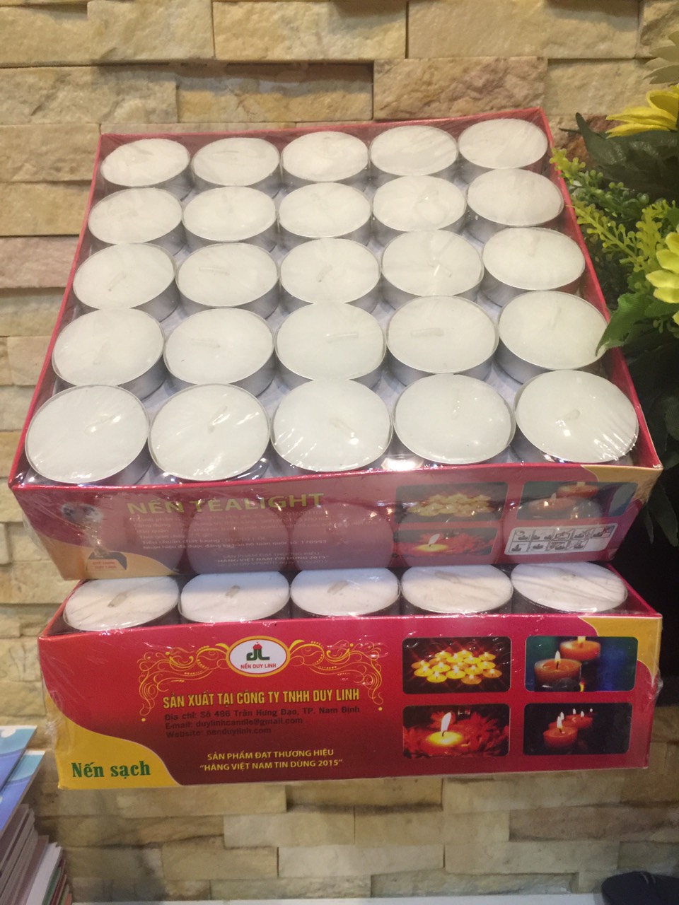 Hộp 100 viên Nến  sạch Tealight