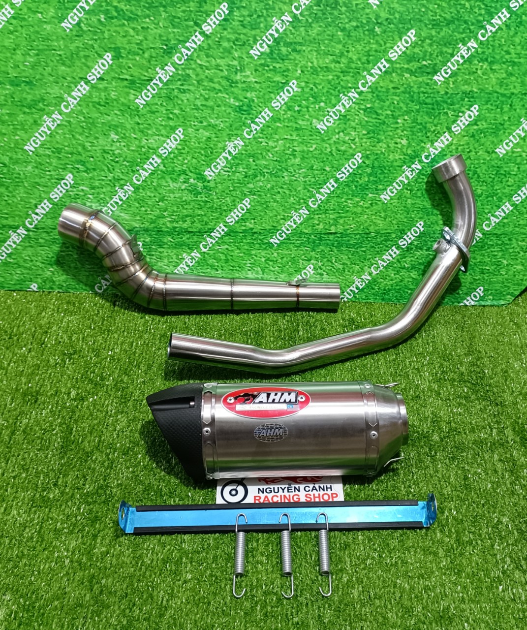 Pô AHM M3 gắn Exciter,Sirius,Winner,Wave,Raider Satria