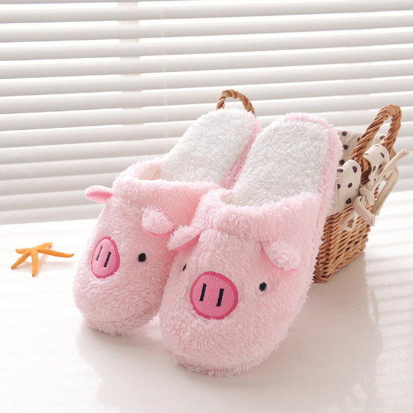 Dép bông heo con - chọn lên 1 size