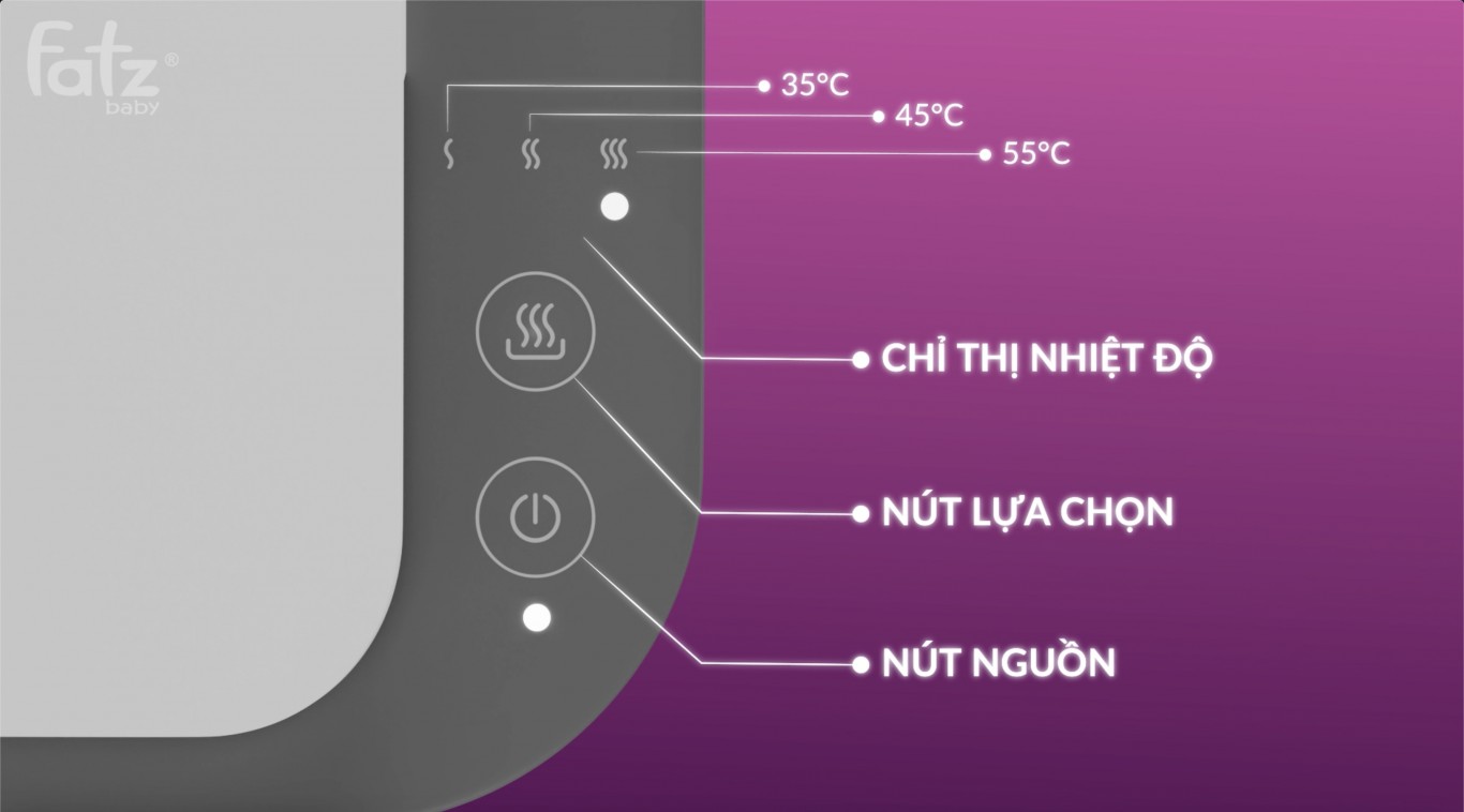 [HCM]MÁY Ủ ẤM KHĂN GIẤY ƯỚT FATZBABY - WARM 1 - FB7200MX