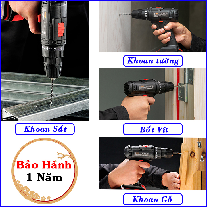 Khoan pin 24V  Hitachi 2 Pin Cao Cấp