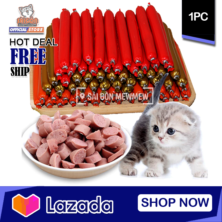 Lẻ 1 cây xúc xích cho thú cưng