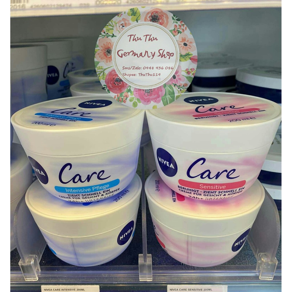 Kem dưỡng ẩm nivea care nội địa đức