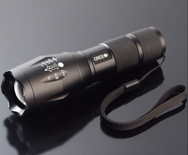 [HCM]Đèn Pin Police Cầm Tay Ko Pin 5 chế độ
