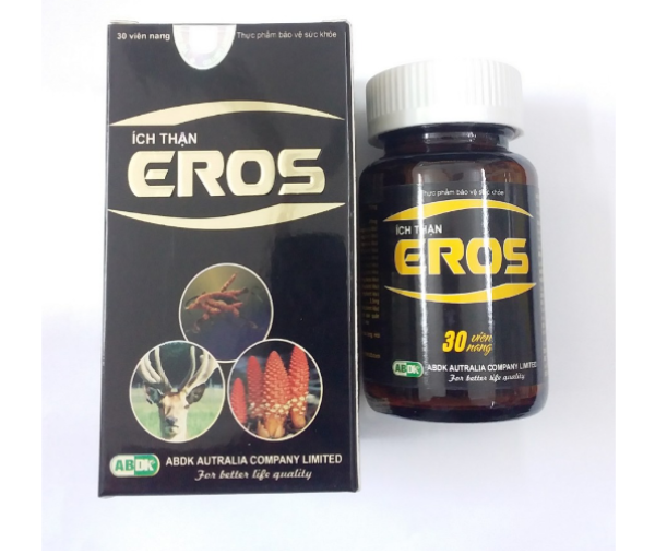 Thưc phẩm bảo vệ sức khỏe EROS hộp 30 viên, Tăng cường sinh lực và sức đề kháng cao cấp