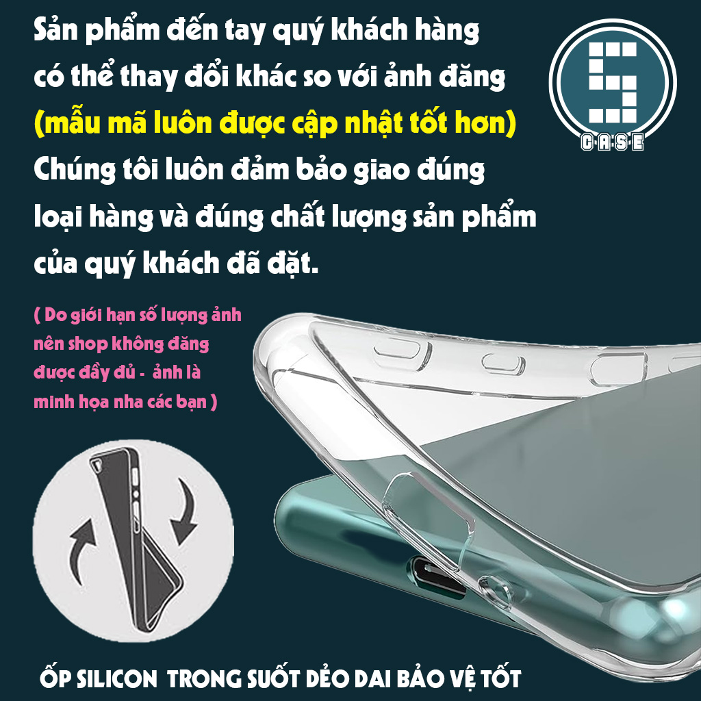 Ốp Silicon Dẻo Trong Suốt Vsmart Active 3 Active 1 (Loại Đẹp)