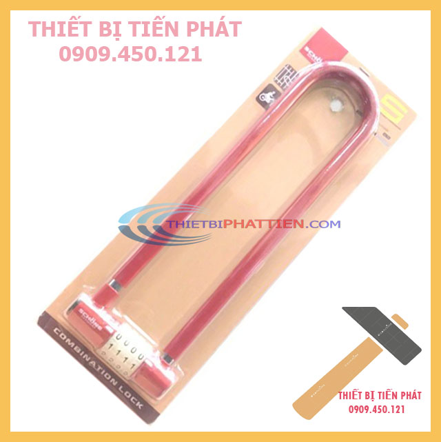 Ổ khóa số dạ quang sc-805 càng siêu dài 250mm schone gremany càng tháo rời được, đổi mật khẩu tùy ý