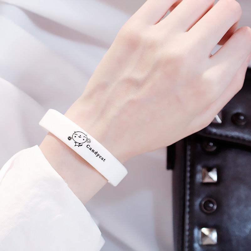 Vòng tay silicon CanDyCat thời trang phong cách Hàn MS022