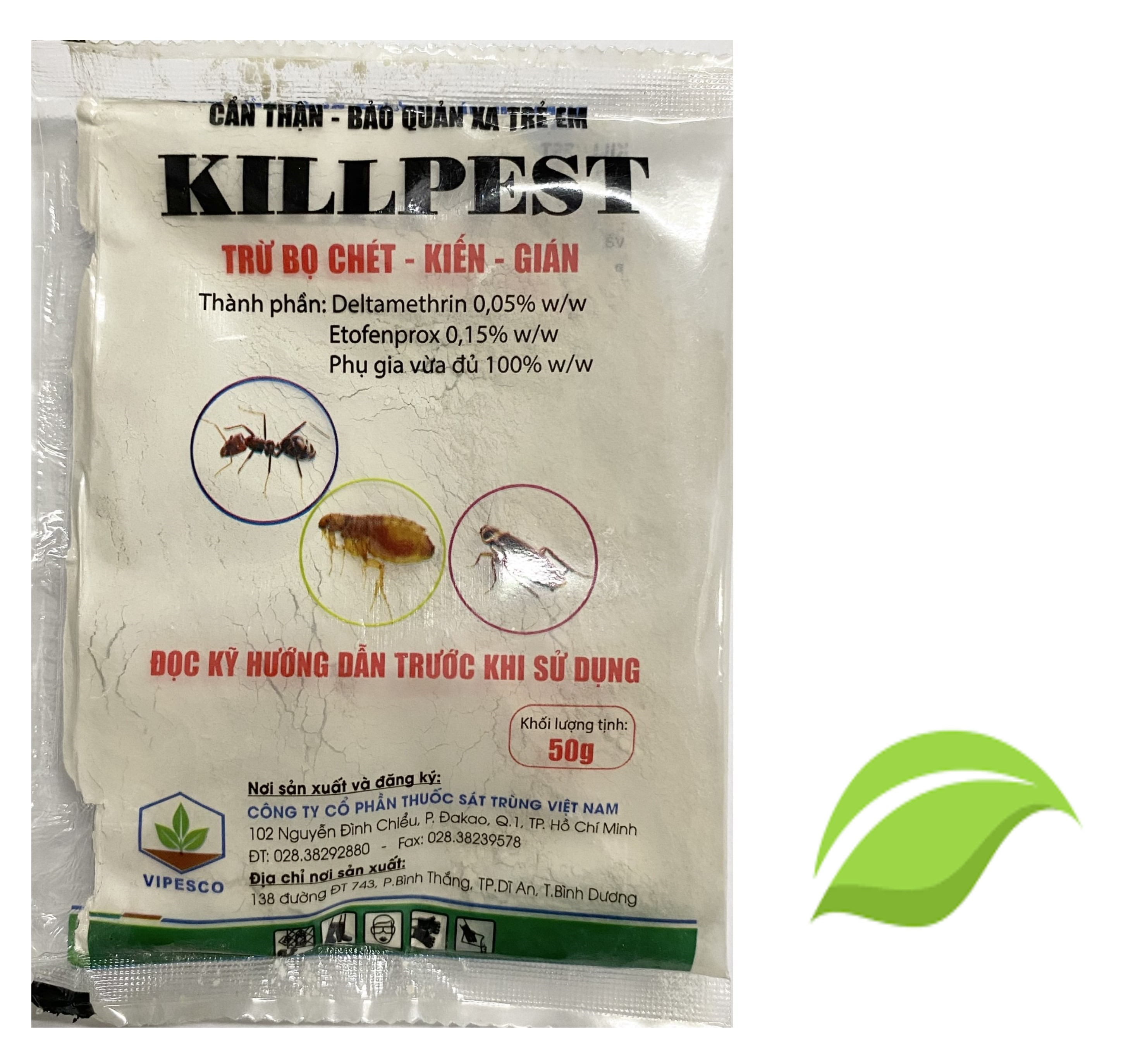 Killpest - Trừ Bọ Chét, Kiến, Gián - #074B# 50g