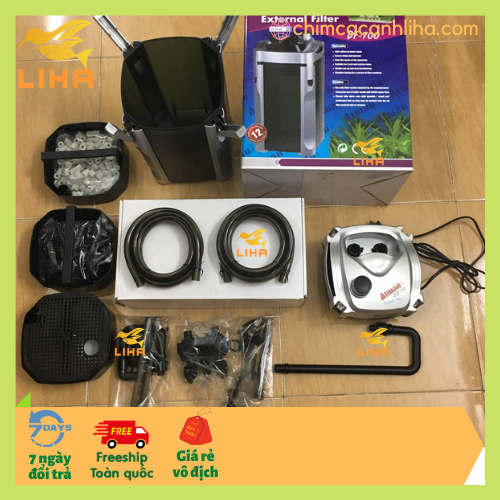 Máy Lọc Thùng Atman DF 700 - Lọc Ngoài Cho Hồ Cá 60-100cm