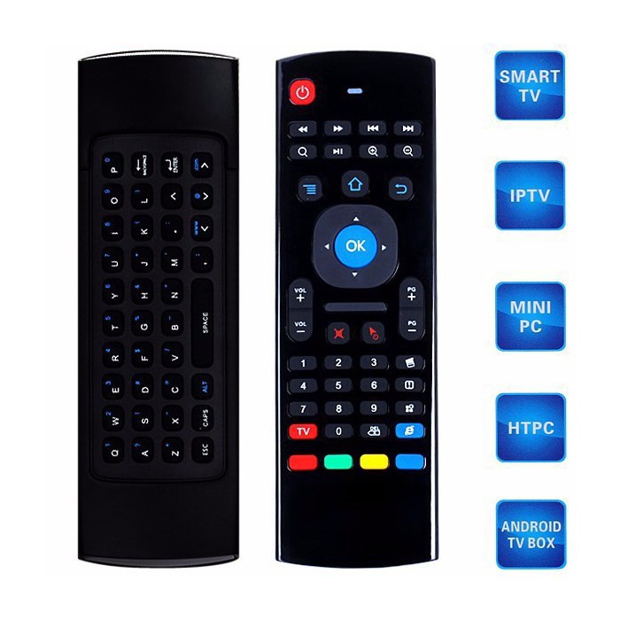 Chuột bay kiêm bàn phím không dây km800 cho android box smart tv