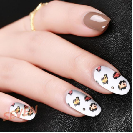 Sticker Da beo ,Miếng dán móng tay 3D nail sticker