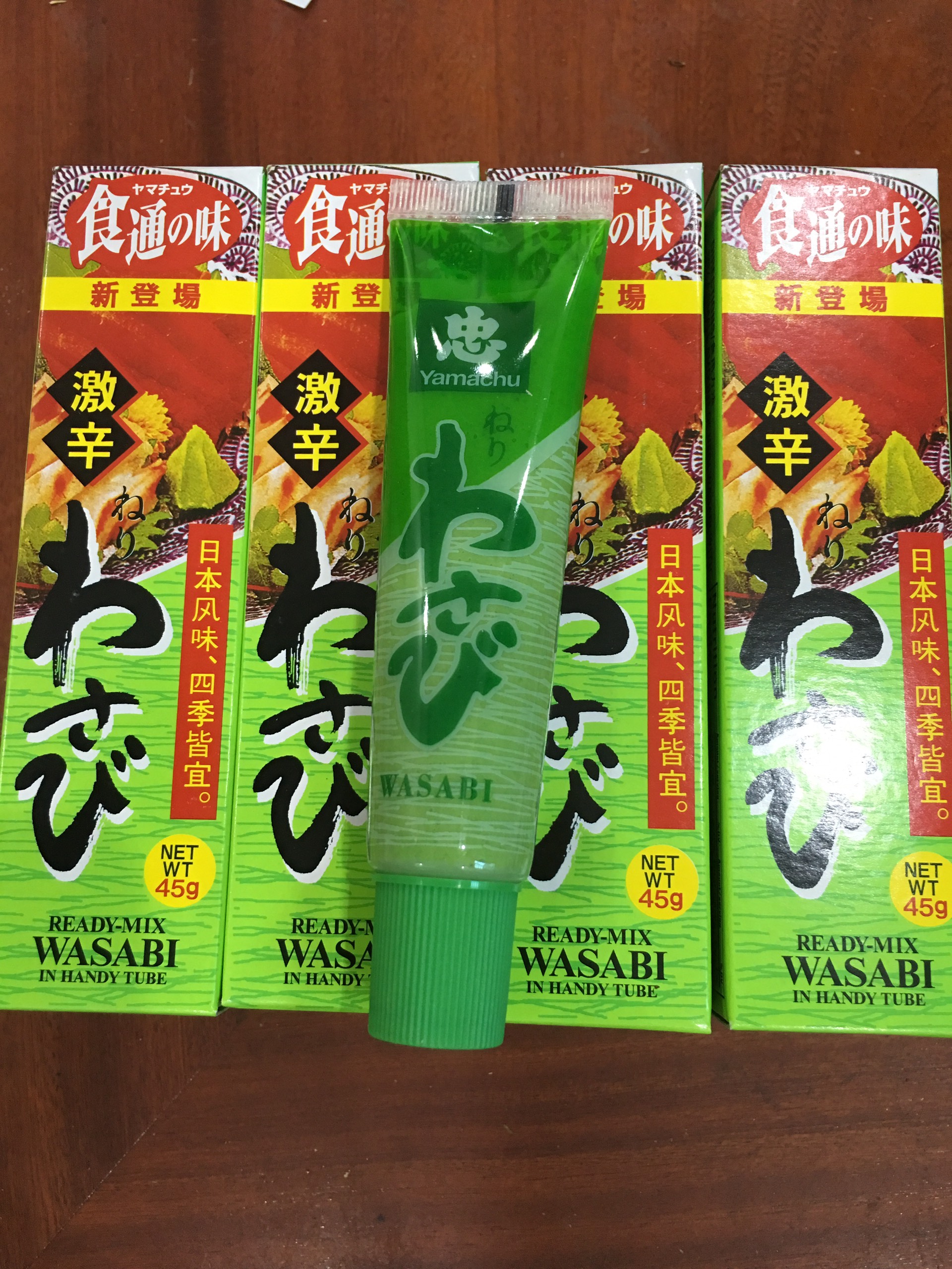 Mù tạt Wasabi Yamachu 45g (Hàng chuẩn) (Combo 3 lọ)