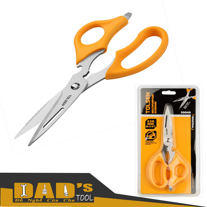 [HCM]KÉO LÀM BẾP ĐA NĂNG 220MM - TOLSEN 30049