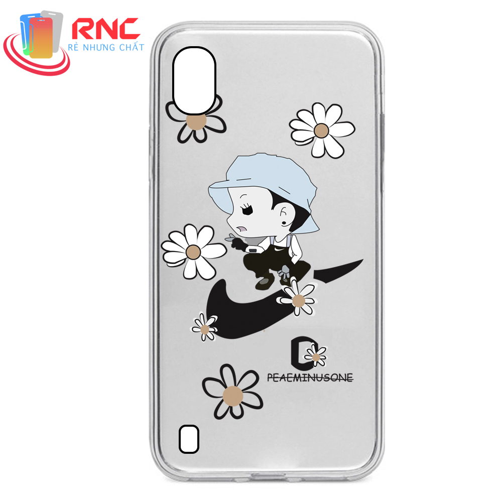 [HCM]Ốp lưng Samsung A10 hoa cúc Peaceminusone dẻo trong Silicone in hình (sản phẩm có 6 mẫu).