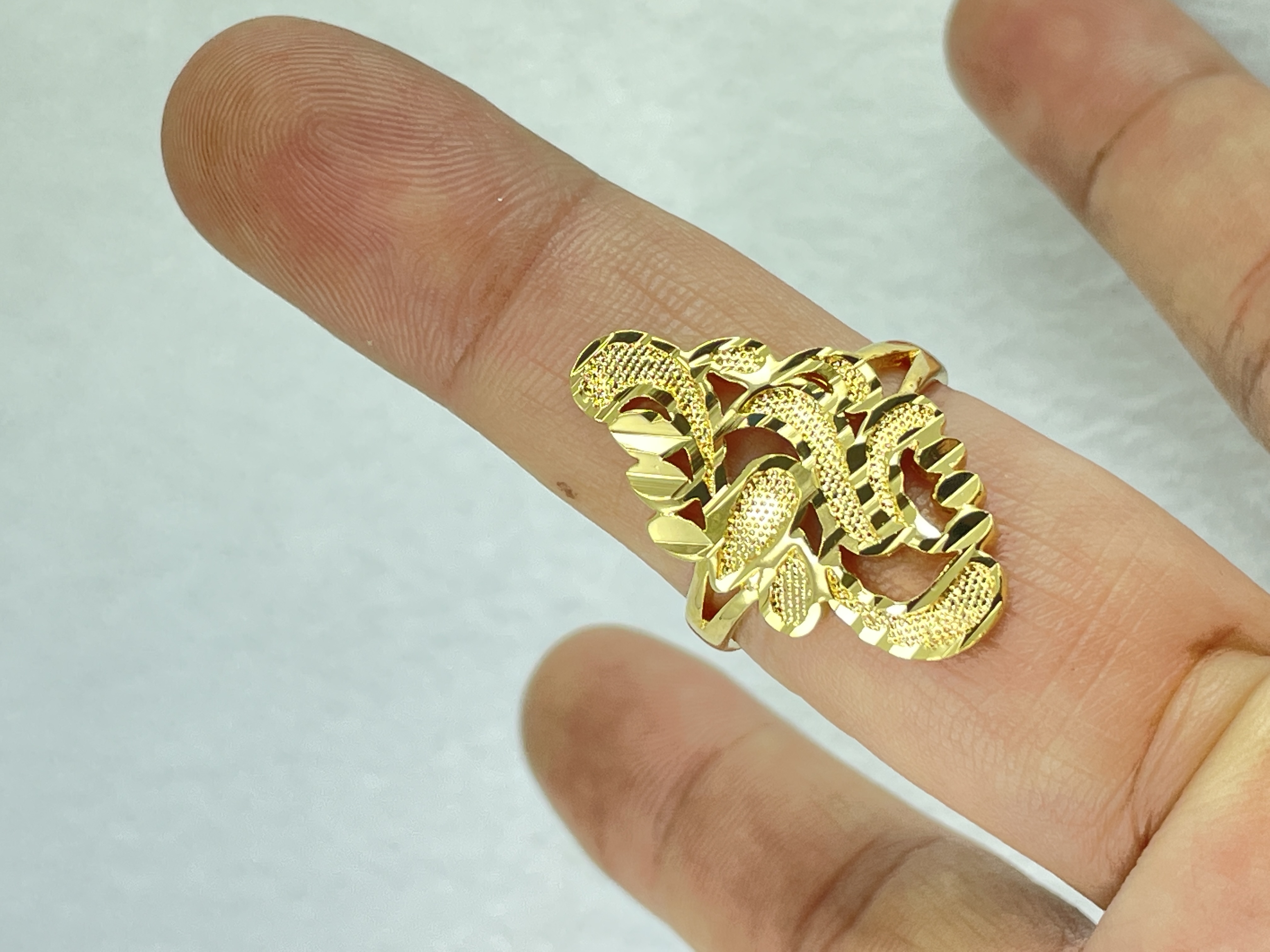 NHẪN NỮ MẠ VÀNG 24K SÁNG BÓNG