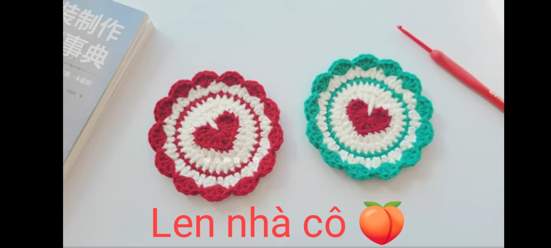 miếng lót ly tách hàng handmade xinh xắn