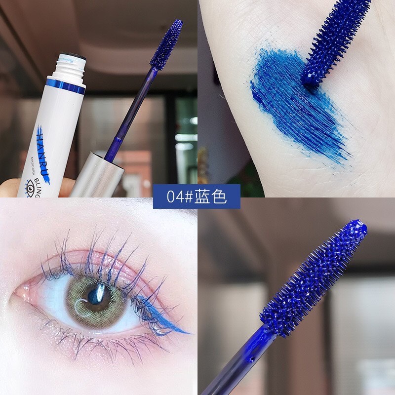 Mascara mầu HANRU Bling Nâu , xanh, tím , đen