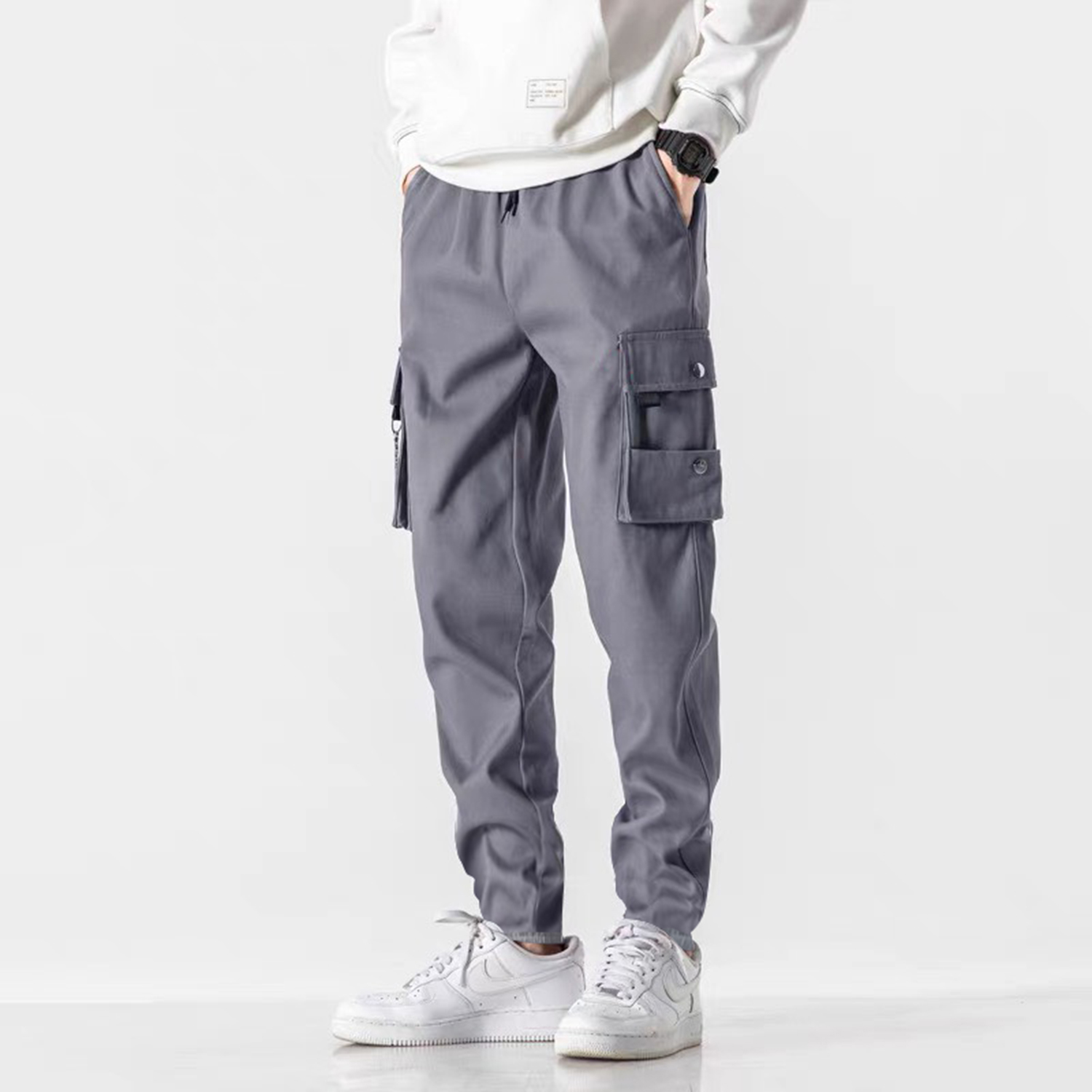 Quần jogger, quần jogger nam túi hộp, vải kaki dầy đẹp co giãn, phom trẻ thể thao, vận động thoải mái