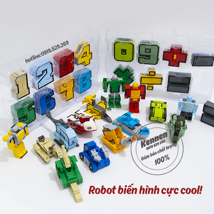 Bộ dồ chơi robot số biến hình