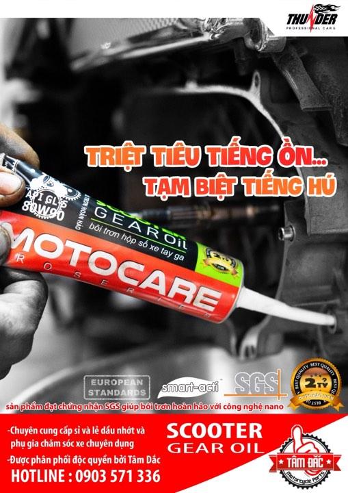 Nhớt Lap trị hú MOTOCARE 120ml