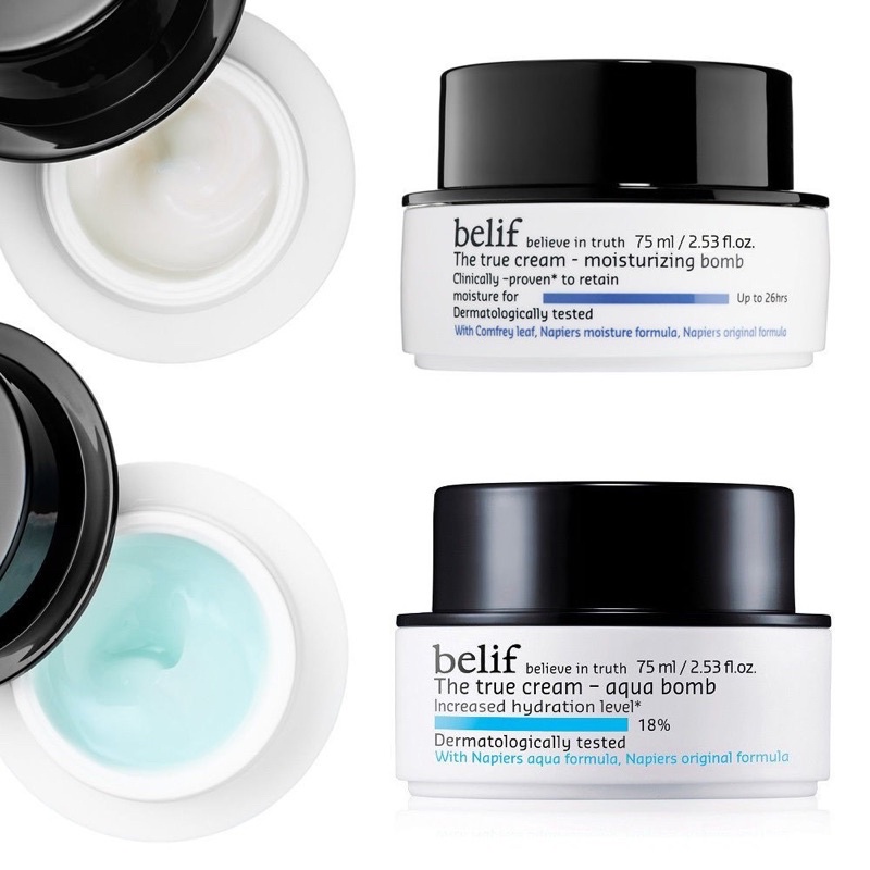Kem dưỡng ẩm ngậm nước Belif the true cream aqua bomb