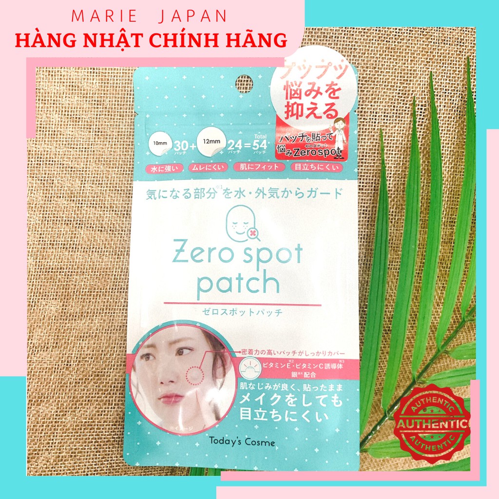 Miếng Dán Mụn Zero Spot Patch Nhật Bản 54 Miếng