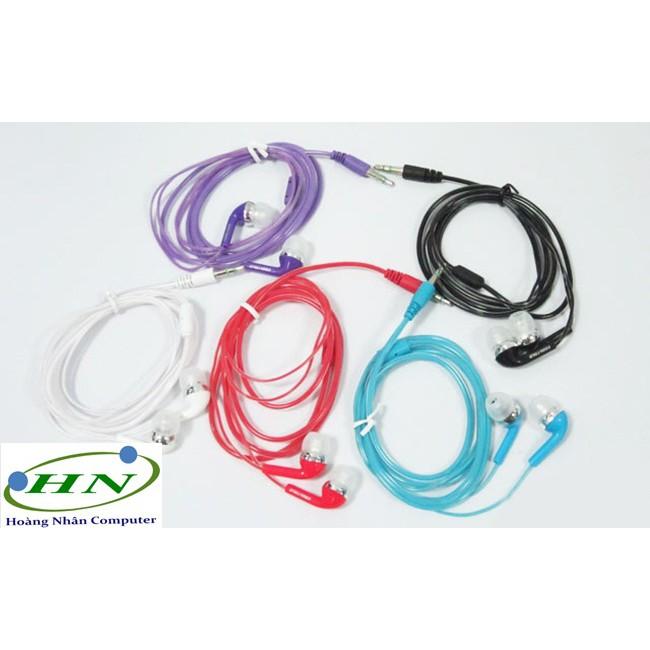 Tai nghe Mp3 dây dẹt - nhiều màu