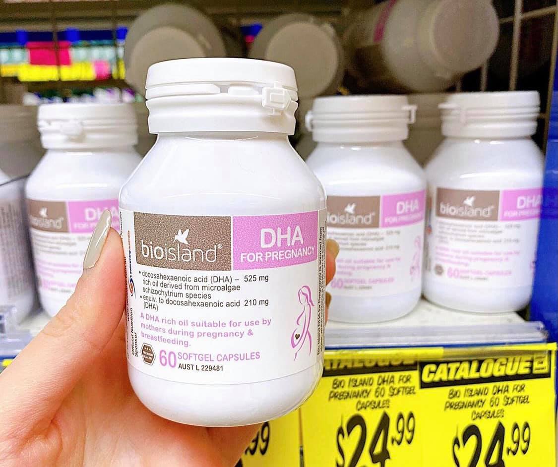 DHA Bầu Bioisland 60 viên, mẫu mới