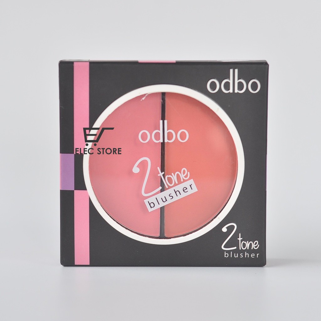 [HCM]Phấn Má Hồng Odbo 2 Tone Blusher OD182 Thái Lan