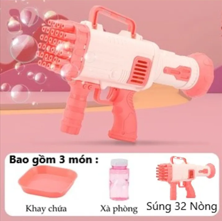 32 barrel bubble maker toys with water bubble maker soap bubble blowing machine-outdoor toys-bubble foam toys