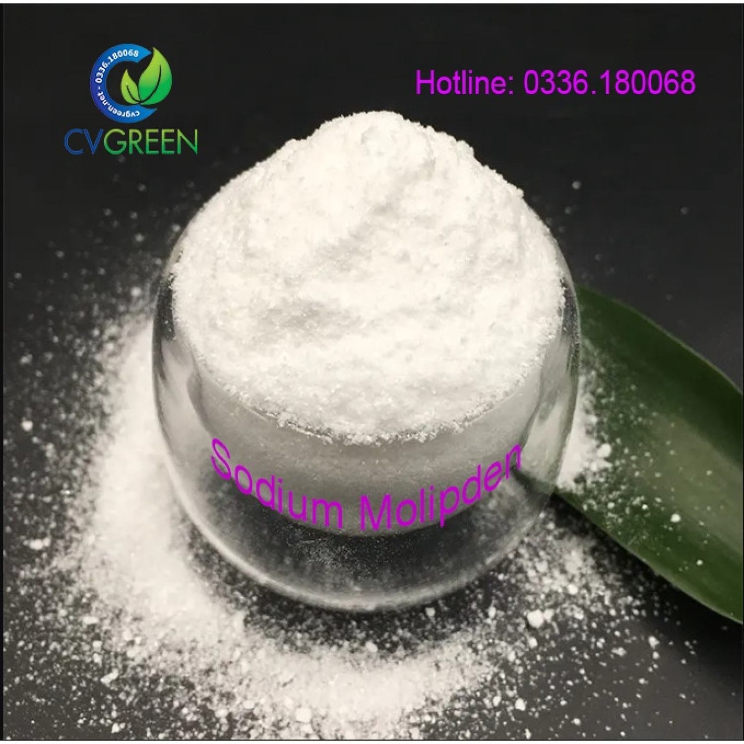 Natri Molipdate (Sodium Molipden Na₂MoO₄·2H₂O) gói 50g