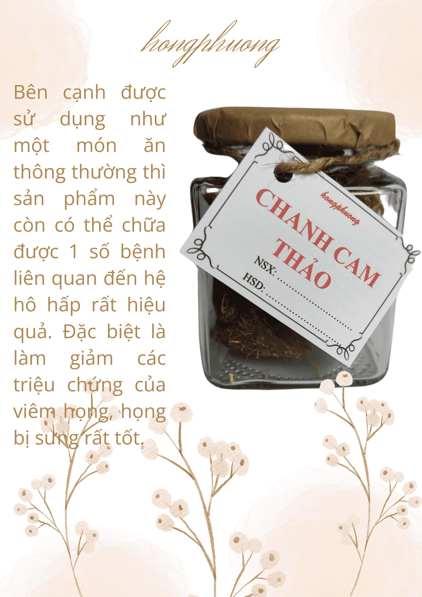 Mứt chanh Cam Thảo (hủ thủy tinh)