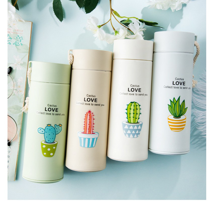Water bottle heat preservation glass small pretty shell anti-Broken