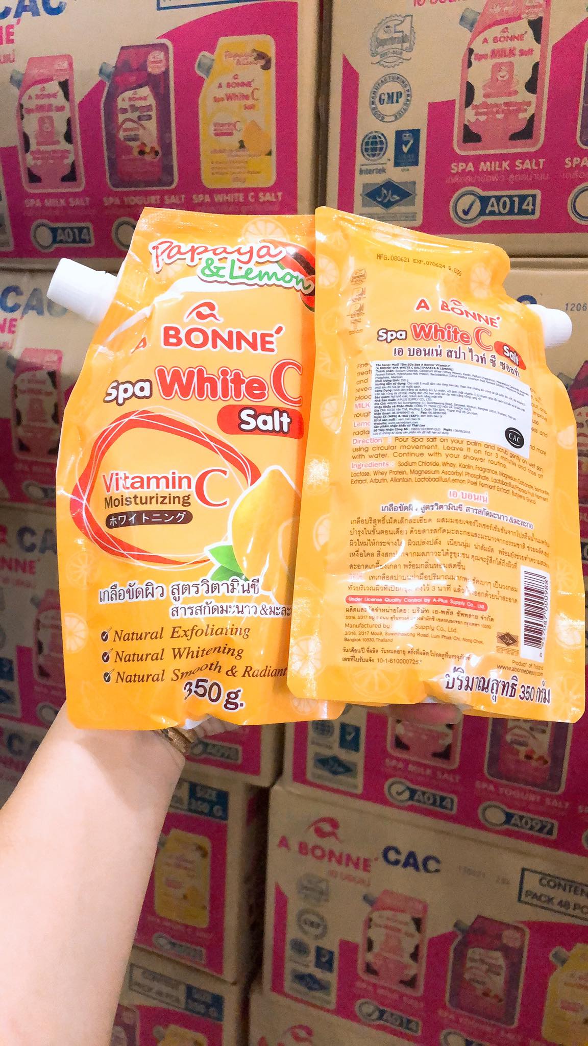 [HCM]Muối tắm Abonne Spa White C Salt