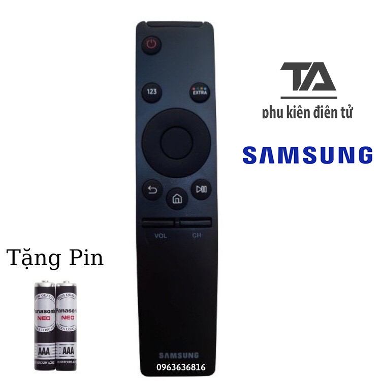 Remote tivi samsung smart ✔ điều khiển tivi samsung smart tv - các dòng ua qa65 4k ku nu