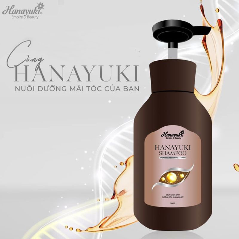 [Chính Hãng] dầu gội hanayuki