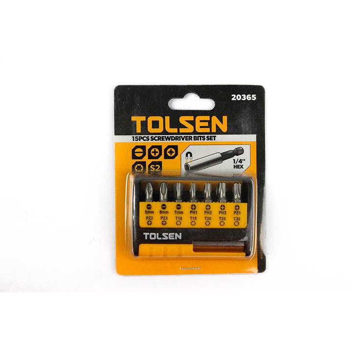 Bộ Đầu Vít 15 Món Tolsen 20365
